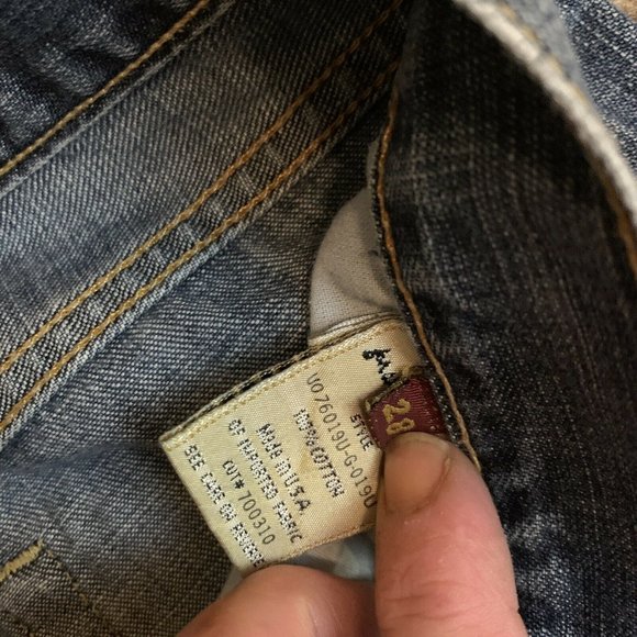 7 For All Man Kind Womens Flare Jeans 28 x 30 - Picture 5 of 8